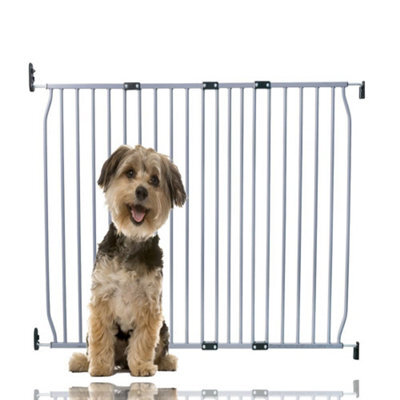 Bettacare Eco Screw Fit Pet Gate, Grey, 120Cm - 130Cm, Screw Fitted Dog Gate, Safety Gate For Puppy - image 1