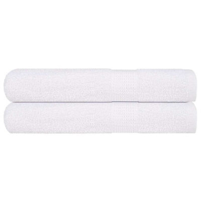 Berkfield Sauna Towels 2 Pcs White 80X200 Cm 360 Gsm 100% Cotton - image 1