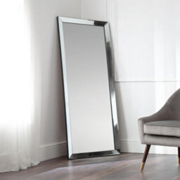 Julian Bowen Soprano Glass Dress Mirror, Wood Frame, Rectangular, Full Length, Freestanding, 170 X 70 X 3.5Cm - thumbnail 1
