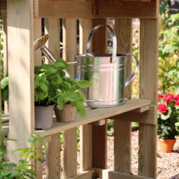 Zest Folding Garden Bar Bbq Wooden Side Table Pallet Potting Table Multi Purpose By Zest Outdoor Living - thumbnail 5