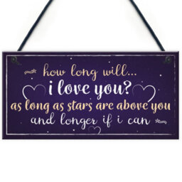 Red Ocean 1St 25Th 50Th 60Th Wedding Anniversary Gift Hanging Plaque Anniversary Husband Wife Gift For Her