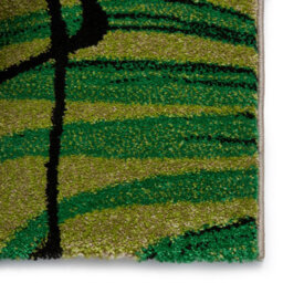 Green Pink Luxurious Modern Easy To Clean Handmade Rug For Dining Room-120Cm X 170Cm - thumbnail 4