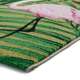 Green Pink Luxurious Modern Easy To Clean Handmade Rug For Dining Room-120Cm X 170Cm - thumbnail 5