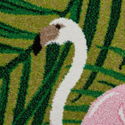Green Pink Luxurious Modern Easy To Clean Handmade Rug For Dining Room-120Cm X 170Cm - thumbnail 2