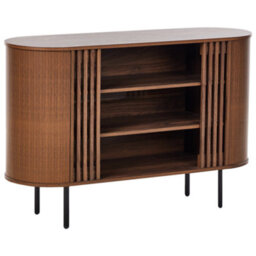 Beliani Retro Sideboard Taroon Dark Brown - thumbnail 1