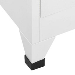 Vidaxl Locker Cabinet Light Grey 38X40X180 Cm Steel - thumbnail 6