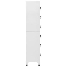 Vidaxl Locker Cabinet Light Grey 38X40X180 Cm Steel - thumbnail 3