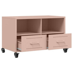 Berkfield Tv Cabinet Pink 68X39X43.5 Cm Steel - thumbnail 9