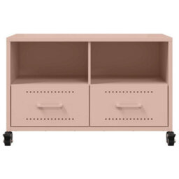 Berkfield Tv Cabinet Pink 68X39X43.5 Cm Steel - thumbnail 6