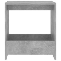 Vidaxl Side Table Concrete Grey 50X26X50 Cm Engineered Wood - thumbnail 4