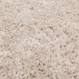 Beige Shaggy Modern Easy To Clean Plain Rug For Dining Room -120Cm X 170Cm - thumbnail 2