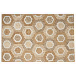 Beliani Rug Basoren Beige 200 X 300 Cm Jute - thumbnail 1