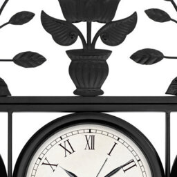 Charles Bentley Shabby Chic Dark Grey Wall Clock With Thermometer & Hygrometer - thumbnail 7