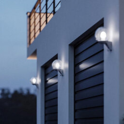 Steinel L 585 S Black Classic Globe Outdoor Wall Light Pir Motion Sensor Adjustable - thumbnail 2