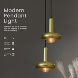 Industrial Adjustable Ceiling Hanging Pendant Light Fixture - thumbnail 2