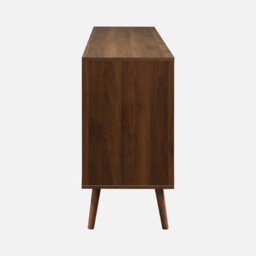 Sweeek - 160Cm Walnut Wood-Effect Sideboard Walnut 160X40X80 Cm - Nepal - thumbnail 3