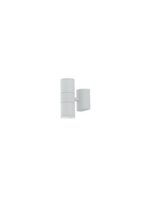 Luminosa Lighting Luminosa Jump Outdoor Up Down Wall Light White Ip44, Gu10