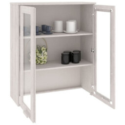 Berkfield Top For Highboard White 85X35X100 Cm Solid Wood Pine - thumbnail 7