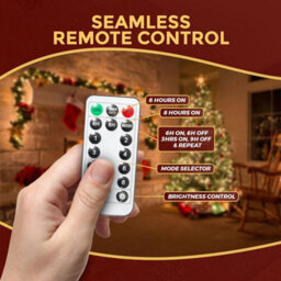 Festive Fix Christmas Tree Lights 200 Led 20M Waterproof String Decorations Remote 8 Modes Energy Saving Indoor/outdoor Xmas Light - thumbnail 8