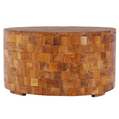 Berkfield Coffee Table 60X60X35 Cm Solid Teak Wood - image 1