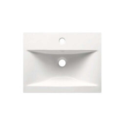 Plum&clay Novela Gloss White Floor Standing Vanity Unit With Ceramic Basin Bathroom Furniture (W)515mm - thumbnail 2
