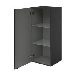 GoodHome Imandra Deep Matt Black Bathroom Single Wall Cabinet (H)90Cm (W)40Cm - thumbnail 3