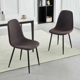 MCC Direct Set Of 2 Teddy Faux Fur Stitched Design Dining Chairs Pink Bella By Mcc
