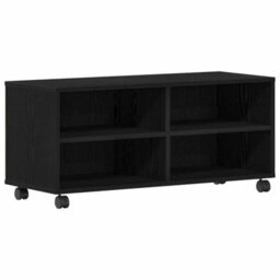 Berkfield Modern Tv Cabinet Black 90X35X35 Cm Engineered Wood