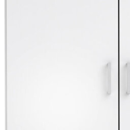 Furniture To Go Space Wardrobe With 2 Doors White 1750 (W) 77.6 X  (H) 175.4 X  (D) 49.4Cm - thumbnail 7
