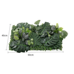 Living And Home Green Artificial Plant Fake Grass Decoration Wall Panel 600 X 400 mm - thumbnail 5
