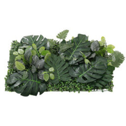 Living And Home Green Artificial Plant Fake Grass Decoration Wall Panel 600 X 400 mm - thumbnail 3