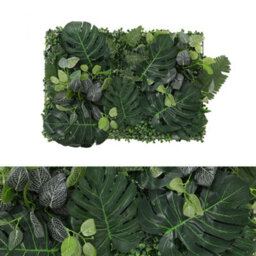 Living And Home Green Artificial Plant Fake Grass Decoration Wall Panel 600 X 400 mm - thumbnail 1