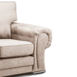 Furnishings For Less UK Milan 5 Seater L Shaped Corner Sofa Full Back Chesterfield Arms Mink 2 Corner 2 - thumbnail 2