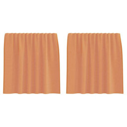 Berkfield Durable Voile Curtains With Rod Pockets 2 Pcs Terracotta