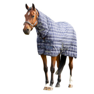 "Hy Stormx Empra Extra Combo Neck 250G Horse Rug Navy (6 3"")" - image 1