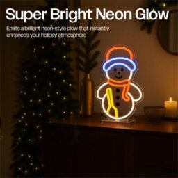 Electrovision Xmas Haus Led Neon Festive Lights - Snowman - thumbnail 4