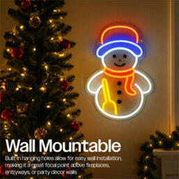 Electrovision Xmas Haus Led Neon Festive Lights - Snowman - thumbnail 3