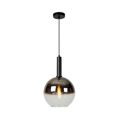 Lucide Marius Modern Pendant Light 30Cm - 1Xe27 - Black - image 1