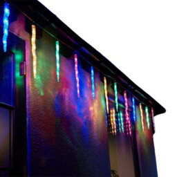 Samuel Alexander Set Of 10 Light Up Christmas Smart Icicle Lights With 50 Cool White & Multi-Coloured Leds - thumbnail 5