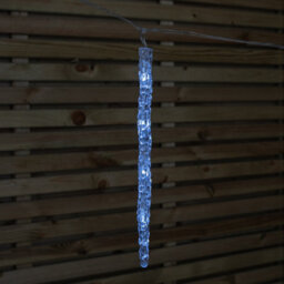 Samuel Alexander Set Of 10 Light Up Christmas Smart Icicle Lights With 50 Cool White & Multi-Coloured Leds - thumbnail 6