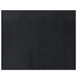 Berkfield Modern Rug Rectangular Black80X100 Cm Bamboo