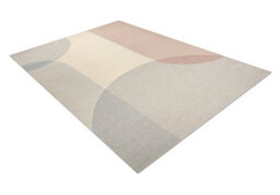 RugsX Flux 461.7.ae990 Wool Carpet Osta - Geometric, Structural, Loft Beige Grey 240X340 Cm - thumbnail 3