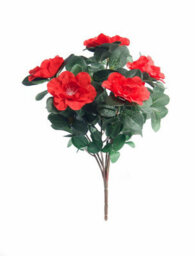 Best Artificial 27Cm Pink Azalea Plug Plant - Pot Not Included - thumbnail 5