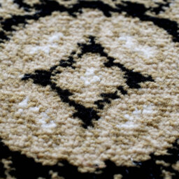 Da Vinci 057 0801 3233 Black Traditional Circle Rug By Mastercraft-200Cm(Circle) - thumbnail 5