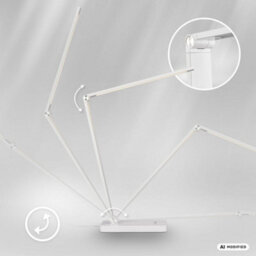 Briloner Led Desk Lamp White 4.8W 400Lm Cct Touch Dimmer Memory Usb-C Reading Office Light Colour Changing - thumbnail 5
