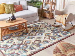Beliani Rug Fener Multicolour 140 X 200 Cm Jute - thumbnail 2