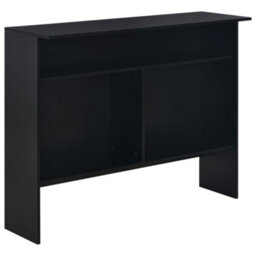 Berkfield Bar Table With 2 Table Tops Black 130X40X120 Cm - thumbnail 8