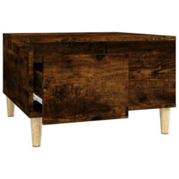 Vidaxl Coffee Table Smoked Oak 55X55X36.5 Cm Engineered Wood - thumbnail 6
