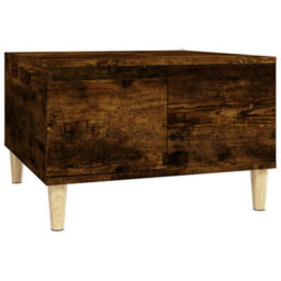 Vidaxl Coffee Table Smoked Oak 55X55X36.5 Cm Engineered Wood - thumbnail 2