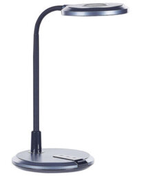 Beliani Led Desk Lamp Black - Adjustable Arm, Dimmer And Colour Temperature Control - thumbnail 2